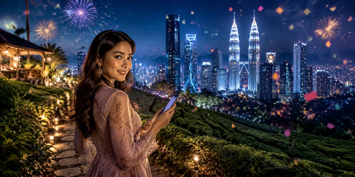 Pengguna Kuala Lumpur mengurus akaun kasino mudah alih dengan gaya moden