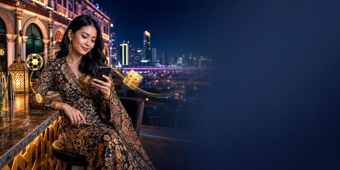 Pengguna mengakses kasino th13 melalui telefon pintar di Selangor